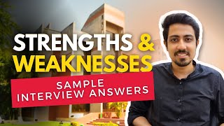 What are your Strengths amp Weaknesses Job Interview Question amp Answer for Freshers and Experienced [upl. by Orella969]