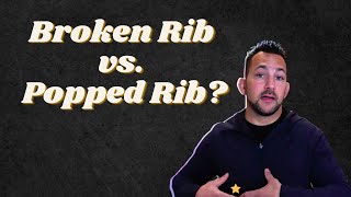 Rib Pop vs Broken Rib [upl. by Adekahs]