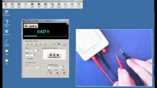 NI myDAQ Check diode tester operation [upl. by Tobey]