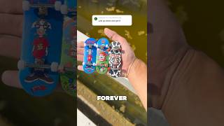 This pool ended my Career 🤮 fingerboard techdeck [upl. by Aynahs]