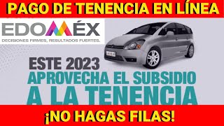 PAGO DE TENENCIA quotEN LÍNEAquot DE MOTO O CARRO ESTADO DE MÉXICO 2023  TRÁMITES  FÁCIL Y RÁPIDO SEMOVI [upl. by Nosna963]