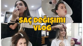 SAÇLARIMI DEĞİŞTİRDİKVLOG YAZA HAZIRLIK [upl. by Garber]