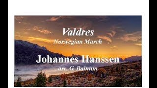 Concord Band  Valdres  Johannes Hanssen arr G Bainum [upl. by Eirolam178]