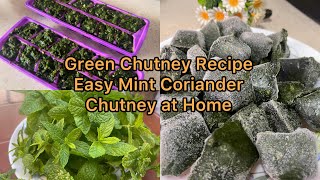 Green Chutney Recipe  Easy Mint Chutney at Home by Multi food [upl. by Fawcette]