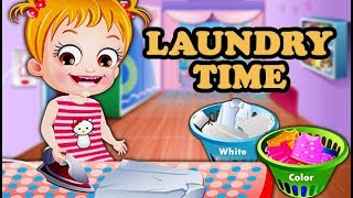 Baby Hazel Laundry Time  Fun Game Videos By Baby Hazel Games [upl. by Efar947]