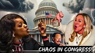 Chaos In Congress Jasmine Crockett Calls Out Marjorie Green AGAIN [upl. by Ardet]