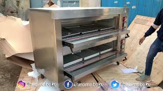 Double Deck 6 Tray Gas Oven  Indias Best Deck Oven [upl. by Kathye]