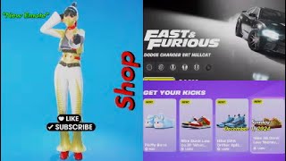 NEW Dodge SRT Hellcat Nike SB Get HOT Emote  Fortnite Shop Update  December 1 2024 [upl. by Annoyk]