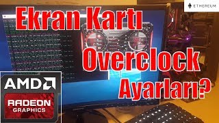 Mining İçin Ekran Kartı Overclock Ayarları Nasıl Yapılır Afterburner İle Overclock Yapıyoruz [upl. by Branca]