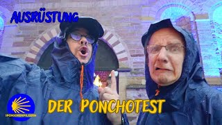 Pilgerausrüstung Der ultimative Ponchotest [upl. by Eleni]