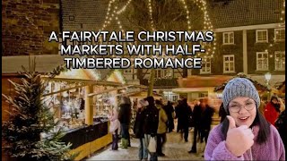 Medieval Christmas Market in Germany  Hattingen 4K HDR Walking Tour [upl. by Conrad]