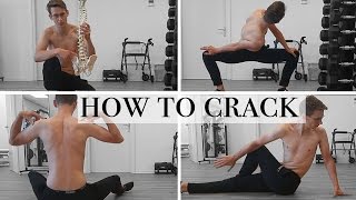 How To Crack Your Own Upper And Lower Back ★ DIY Instructions ★ Improve Posture Feel Better [upl. by Auliffe]