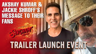 Akshay Kumar amp Jackie Shroff share a Heartwarming Message to Fans  Singham Again  Trailer Launch [upl. by Eidoc]