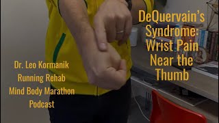 DeQuervain’s Syndrome Pain in the Wrist Near the Thumb [upl. by Rabassa310]