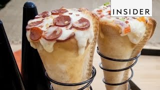 How to Make a Pizza Cone [upl. by Pentheam]