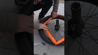 Pruebo la Cámara más Cara 35 y resistente de BMX 😱 bmx tubolito [upl. by Aniwde895]