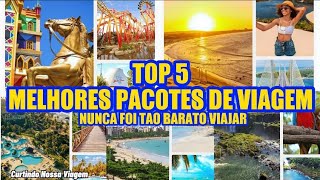 TOP 5 PACOTES DE VIAGENS BARATOS PARA VIAJAR PELO BRASIL [upl. by Novyart691]