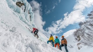 Eisklettern für Anfänger auf der SilvettaBielerhöhe  Montafon  Vorarlberg [upl. by Gianina]