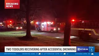 Twin toddlers recovering after near drowning in Indianapolis [upl. by Clayborne]