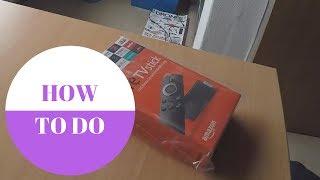 Wie man den amazon fire tv stick mit AlexaFernbedienung installiert [upl. by Low447]