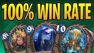 100 Win Rate w TRIPLE THREAT Druid  3x Win Condition Druid  The Boomsday Project  Hearthstone [upl. by Annaxor]