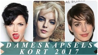 Moderne dameskapsels kort 2017 [upl. by Evad]