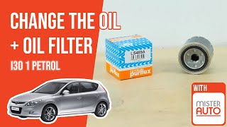 Change the oil and the oil filter i30 mk1 14 🛢 [upl. by Lime497]