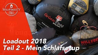 Rucksack Loadout 2 🎒 Mein Schlafsetup  Hilleberg Unna 🏕 Exped SynMat Carinthia GrüeziBag 2018 [upl. by Ynnhoj411]