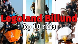 Top 10 rides at Legoland Billund  Demark  2022 [upl. by Issej]