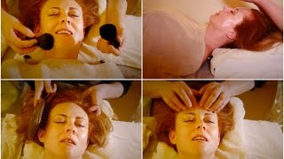 A Real ASMR Massage Treatment In London UK ✨ Face Massage Tapping Hair Brushing [upl. by Maurene]