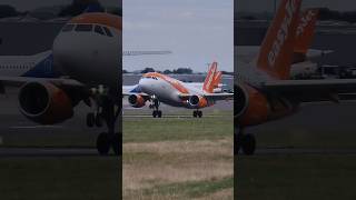 Easyjet A319 departure 💪 aviation planespotting shorts [upl. by Strohl538]