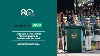 Acto 80 Aniversario Gendarmeria Nacional  En VIVO [upl. by Yle734]