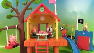 Peppa Pig Jouets Cabane dans l’arbre Peppa Pig’s Treehouse amp George’s Fort [upl. by Whipple]