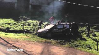 Latvalas crash on WRC  Rallye de France  Alsace [upl. by Anifled]