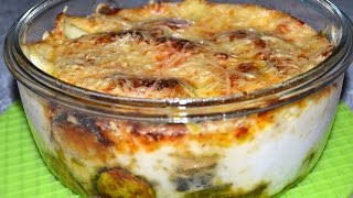 Recette de gratin courgettes aux fromage KIRIطريقة عمل كوسا غراتانmayaencuisine [upl. by Ecnarretal]