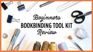 Beginners Bookbinding Tool Kit Unboxing Review  Sea Lemon [upl. by Mairb]