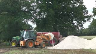 Lime Spreading  John Deere [upl. by Remled]