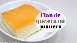 Flan de Queso Puertorriqueño a mi manera quesocrema [upl. by Adlei977]