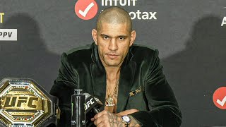 Alex Pereira PostFight Press Conference  UFC 300 [upl. by Fillender46]