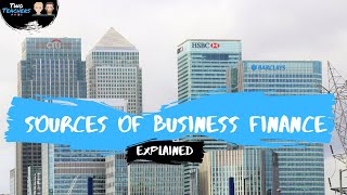 Sources of Business Finance Explained  Bank Loans Trade Credit Share Capital Overdrafts amp More [upl. by Fronniah254]