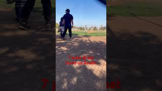 7 pitch at bat standup double baseball warstic [upl. by Shirah169]