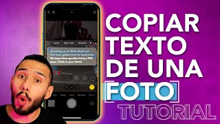 Cómo copiar el texto de una foto en Android y iOS [upl. by Oijile]