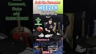 WEEZER  quotThe World Has Turned and Left Me Herequot drum playthrough jackthedrummer roland drums [upl. by Auoz472]