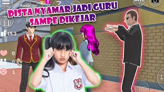 GARAGARA TELAT DISTA NYAMAR JADI GURU😱 TAPI MALAH DIKEJARKEJAR😩 gaming viralvideo [upl. by Idolah]