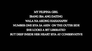 My filipina girl Thavawenyoz lyrics [upl. by Henig]