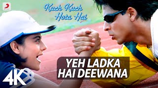 Yeh Ladka Hai Deewana 4K Video  Shah Rukh Khan Kajol Udit Narayan Alka Yagnik  KKHH [upl. by Ainegul]