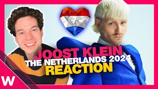 🇳🇱 Joost Klein – Europapa REACTION  Netherlands Eurovision 2024 [upl. by Eenor]