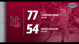 HampdenSydney Basketball Virginia Wesleyan [upl. by Grindlay480]