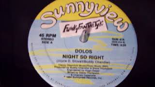 DOLOS  Night So Right  Vocal Version  1984 [upl. by Namaan]