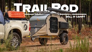 Camping with the TrailPod Camping Trailer  Will it camp [upl. by Olra]